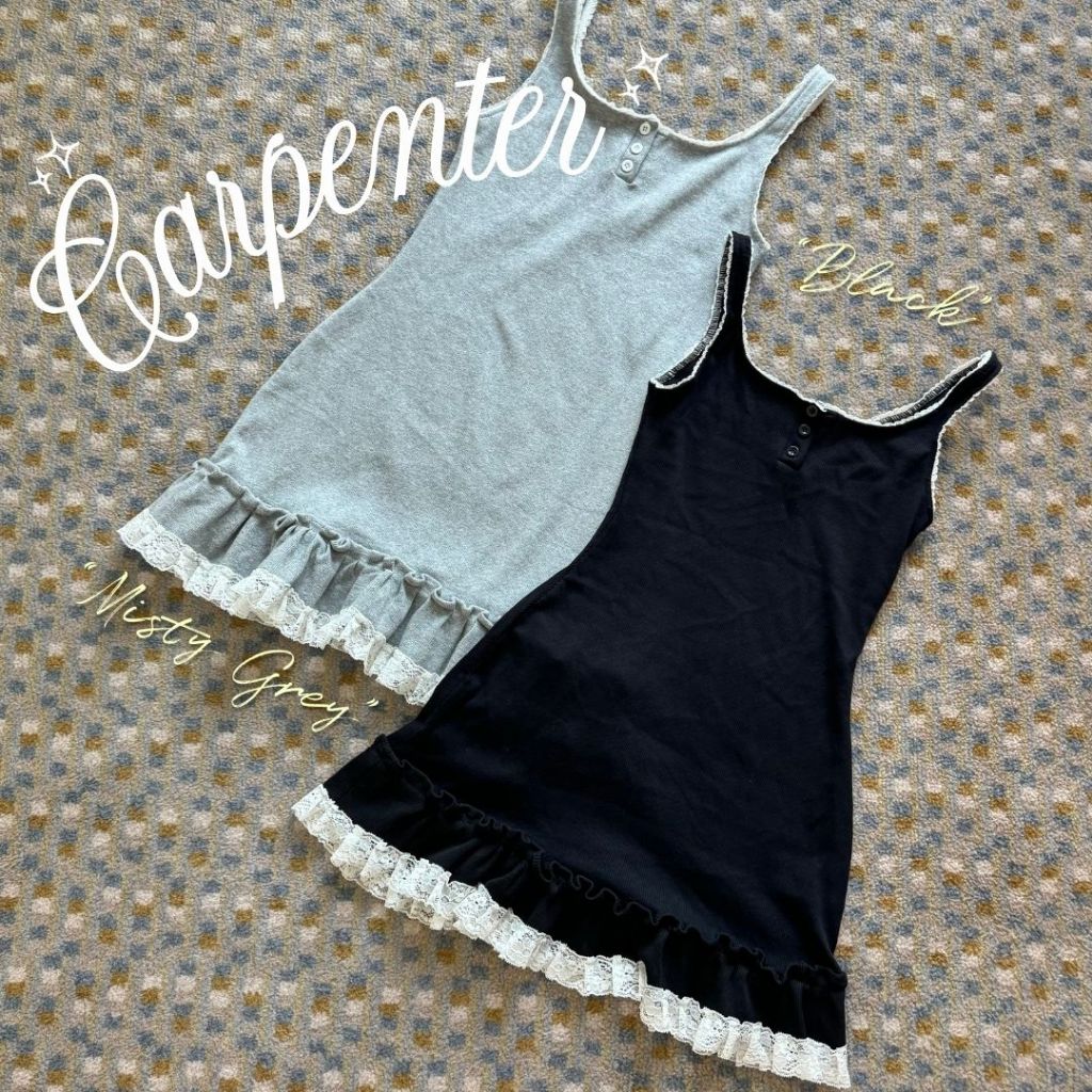 She Wears Sugar x Shagufta – Carpenter Dress | Dress Wanita Mini Dress Korea Outfit Korean Style Coquette Aesthetic Fit Body