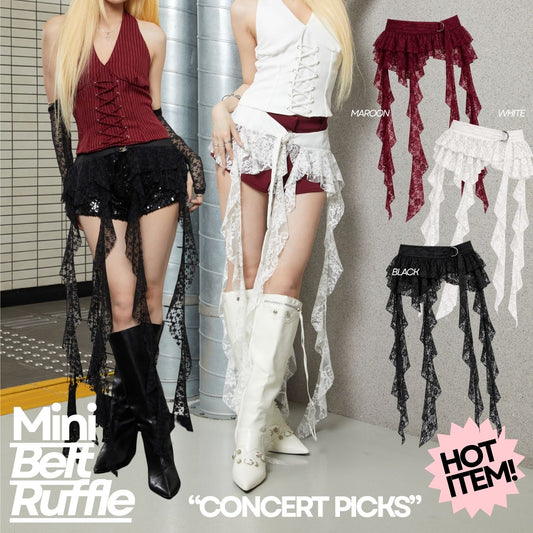 She Wears Sugar — Rumour Belt | Ikat Pinggang Wanita Renda Brokat Lace Belt Aksesoris Pinggang Layering Outfit Konser BTS Arirang Kpop