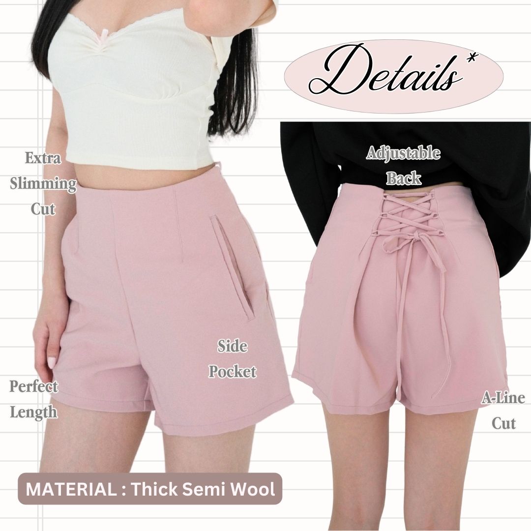 SHEWEARSSUGAR - WAISTLESS SHORTS | Short Wanita | Bawahan Wanita | Pakaian Wanita | Shorts