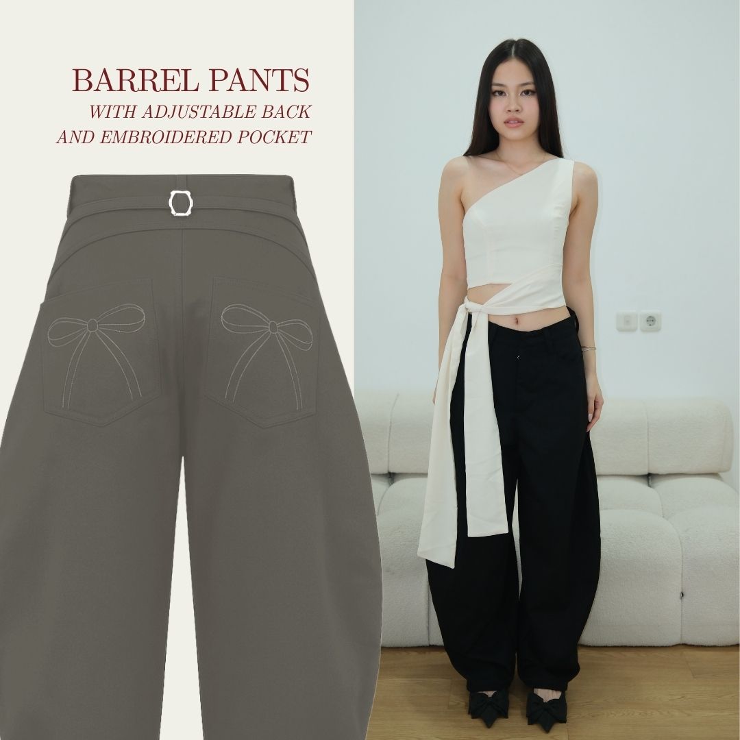 SHEWEARSSUGAR -- Abigail Pants | Celana Barrel | Lebar | Wanita