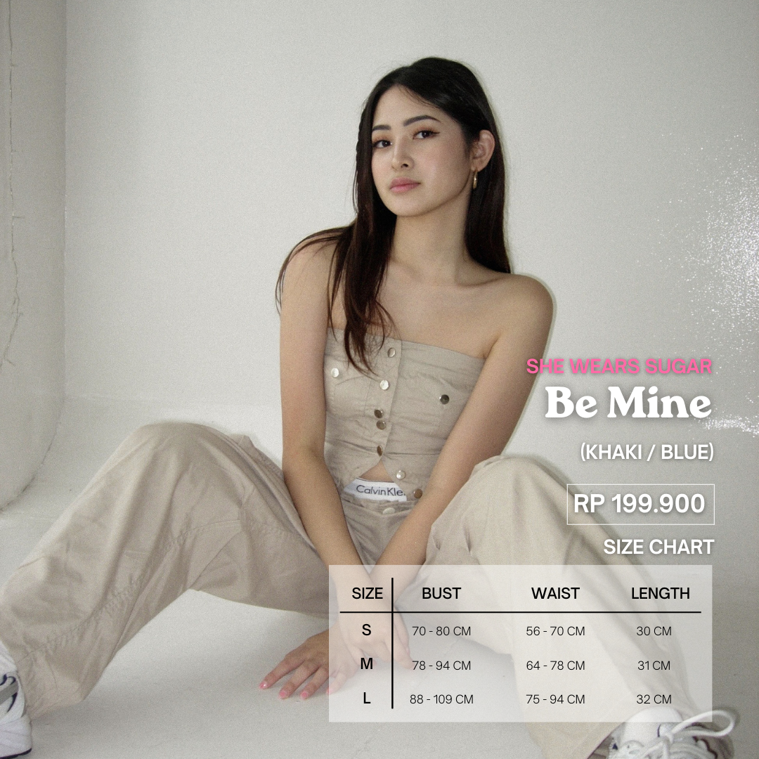 Be Mine Denim Tube Top