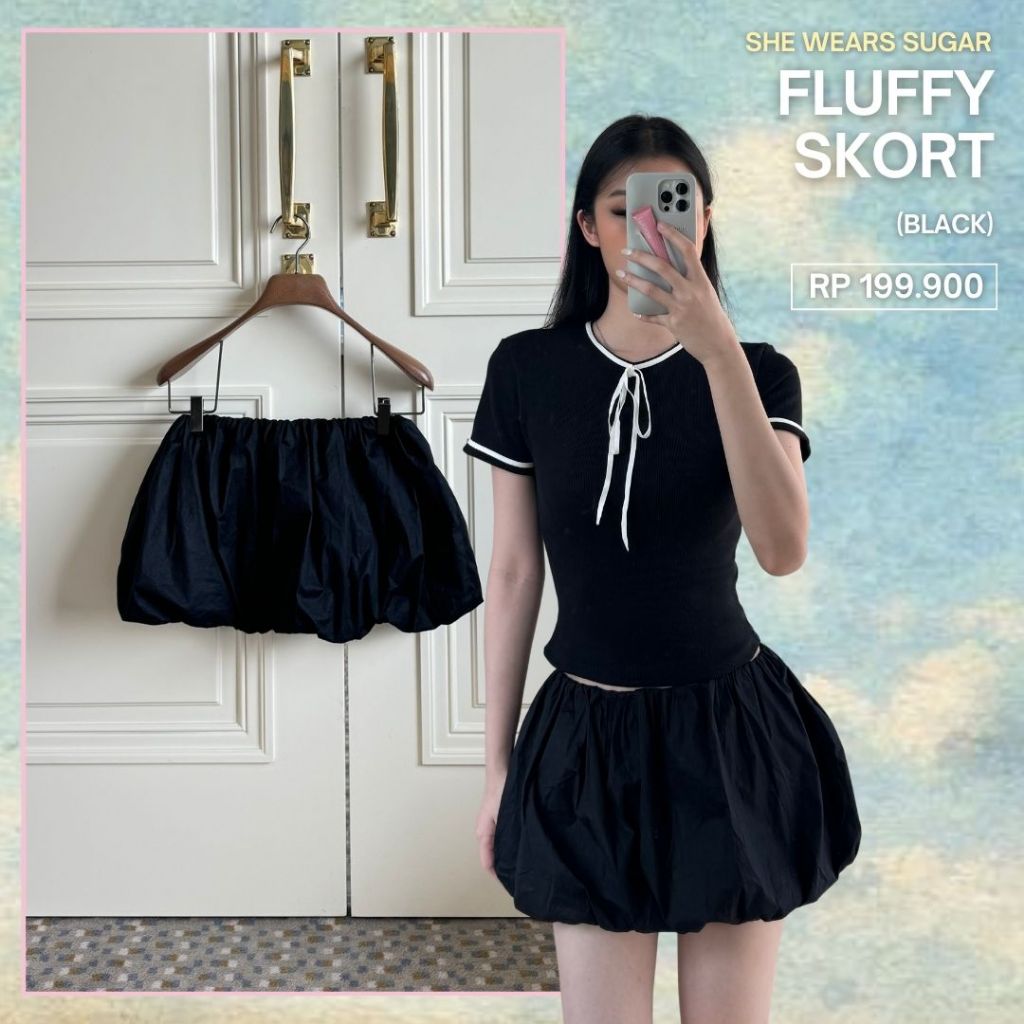 Fluffy Bubble Skort