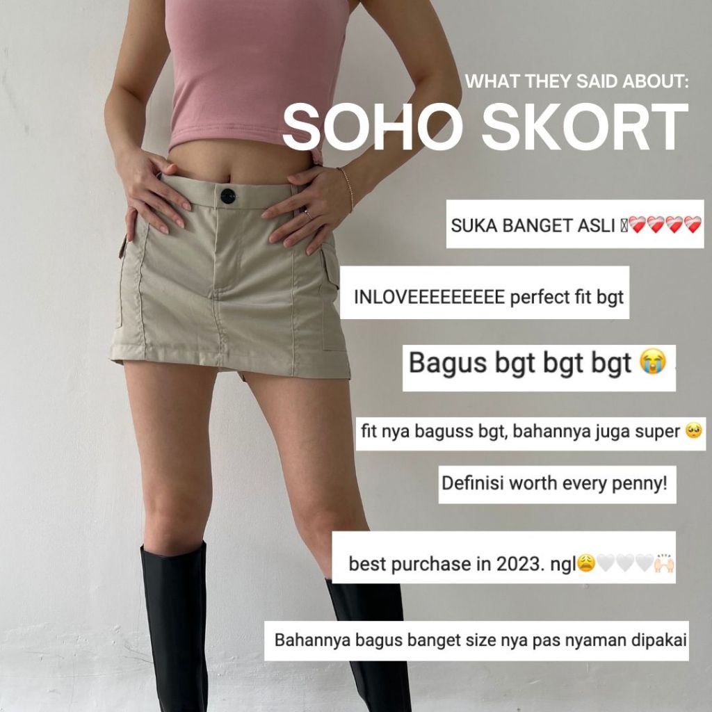 Soho Cargo Skort