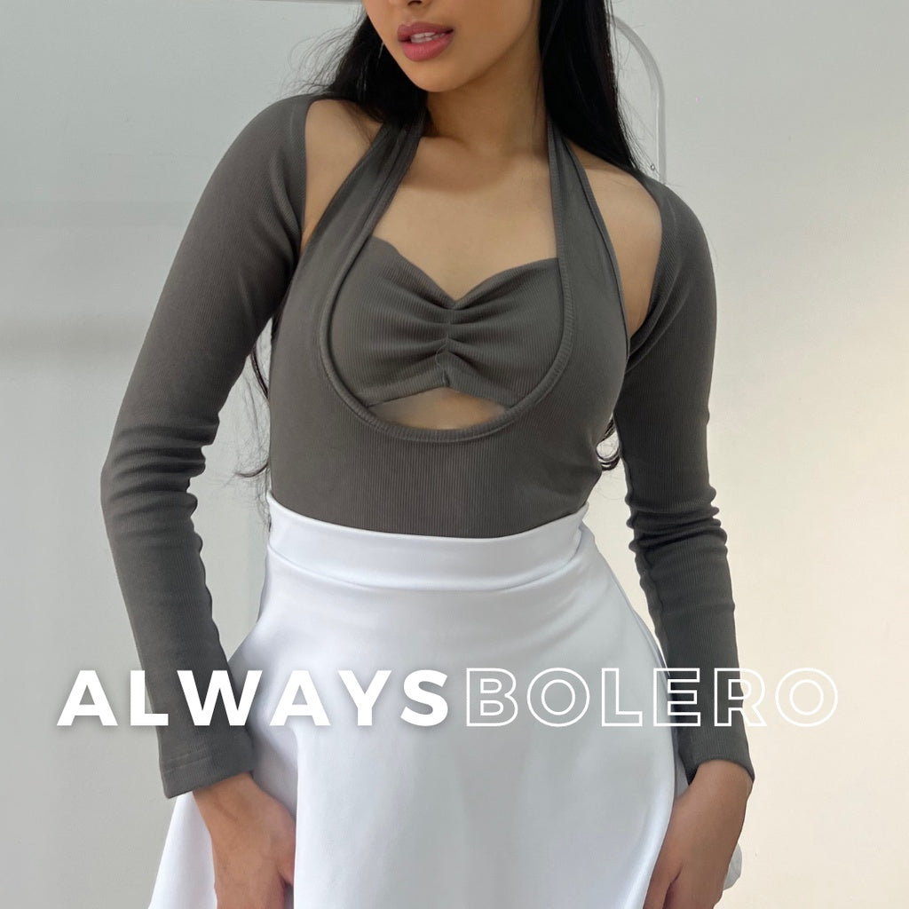 Sugar x Ashley -  Always Crop Knit Bolero | Outer Cardigan