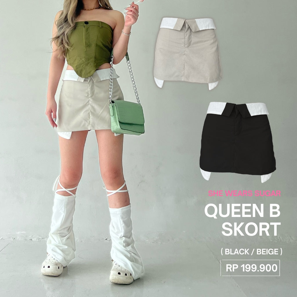 Queen B Skort