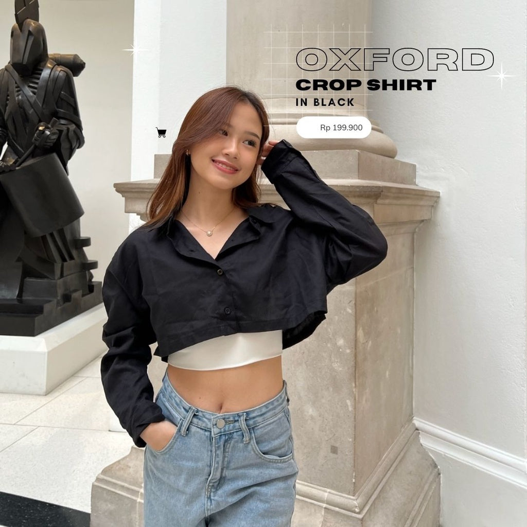 Sugar x Angelynne - Oxford Crop Shirt