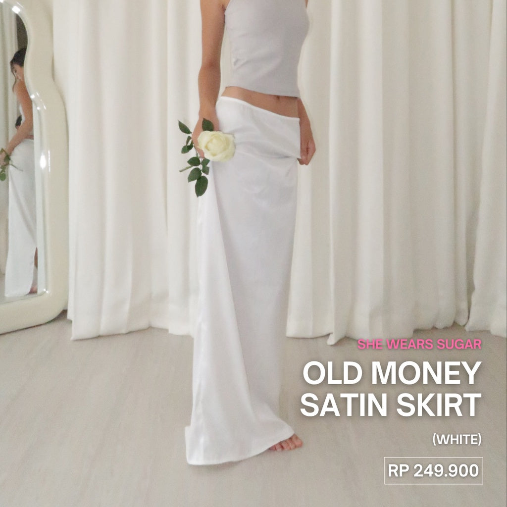 Old Money Satin Maxi Skirt