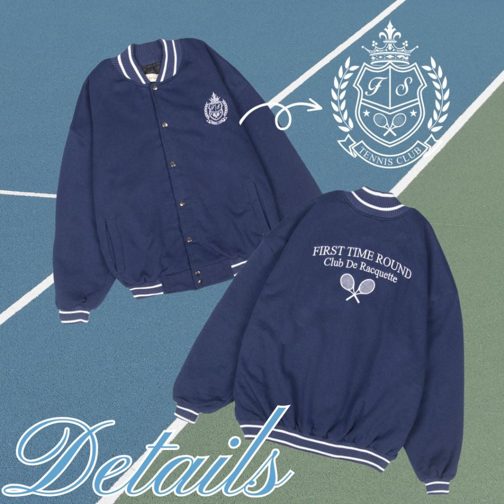 Tennis Club Oversized Varsity