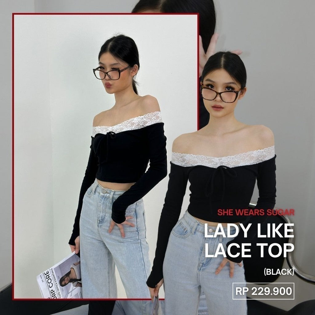 Lady Like Lace Top